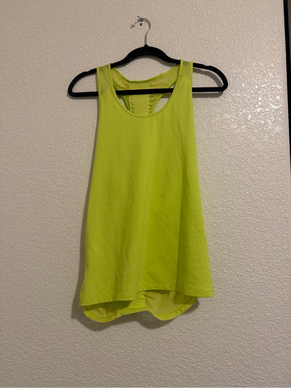 Athleta Baksana Lime Green Tank Top Size Small